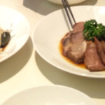 中華料理 桂花 - ピータン、チャーシュー撮り損ねた豚肉と木耳の炒めも卵入りでぷりぷり凄〜く美味しかったです(*^^*)  あんかけ焼きそばが売れ切れだったから次回のお楽しみ❗️