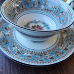 TEA ROOM flower bird - 