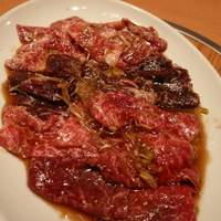 炭火焼肉 ソウル 新所沢店 - ロース、ハラミ、カルビ(タレ)