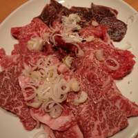 炭火焼肉 ソウル 新所沢店 - ロース、ハラミ、カルビ塩