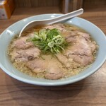 中華そば 一辰 - こってりネギ中華そば　ネギは別皿