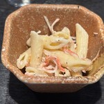 蔵元居酒屋 清龍 - 今月のお通しは、どうやらマカサラらしいな