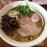 麺屋 菜々兵衛 - 【2015年03月】煮干とんこつラーメン＠750円。