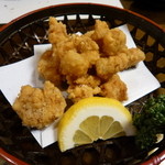 季節料理　常磐 - 上ミノのから揚げ