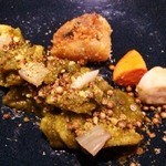 SALONE 2007 - 2015.4.  stagione/ 春の訪れ オレキエッテ・空豆・ホタテ