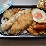 ほっともっと - 料理写真:BIGのりタル弁当（ナポリタン）¥770