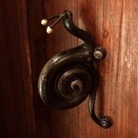 フィオッキ - 店内のドアノブ
