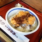 越前　つるきそば - 小鉢カツ丼