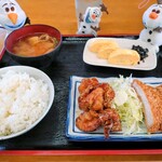 つるぎ - 料理写真:欲望のままにチョイス定食　　800円