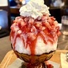 珈専舎たんぽぽ - いちごミルク氷1350円税込み