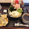 製麺練場 風布うどん - 山かけぶっかけうどん＋天ぷら盛り