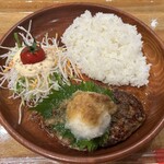 びっくりドンキー ポケットキッチン - 料理写真:おろしそバーグディッシュ！
