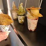 21時にアイス - 料理写真: