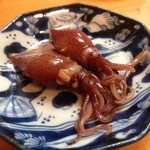 日本橋橘町　都寿司 - ホタルイカの味噌漬け2015.4