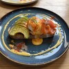 Hangout coffee - Salmon & avocado eggs benedict