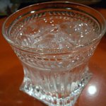 新和食 きくい - バカラのグラスで❢