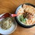 麺屋うるとら - 料理写真:白胡麻坦々パイコー麺+肉高菜チャーハン