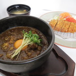 ■石焼カレートンカツのせて