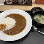 松屋 - 料理写真:創業ビーフカレー780円+深夜料金50円