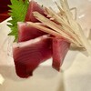 囲炉裏焼と蕎麦の店 うえ田 - 料理写真:「鰹の刺身」＠1298