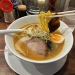 麺屋 雪風 - 濃厚味噌ハーフ1,000円