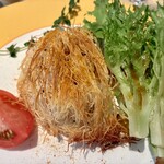 シェ・ヒロ - いさきと海老のカダイフ焼き