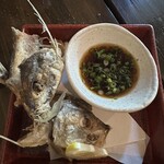 藍色の寅卯 - アジ骨せんべい