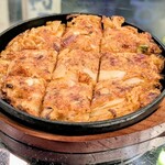 韓無量 - キムチーズチヂミ　548円