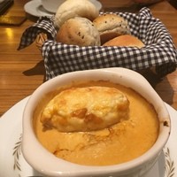 ドラード - 鯛のオーブンムース焼き
                この海老の出汁の効いたスープめっちゃ美味い‼︎