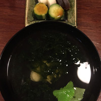 明神下 神田川 本店 - 吸物 600円
                