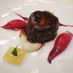 ラ・ベ - 牛テールの”ロワイヤル”マッシュルームソース