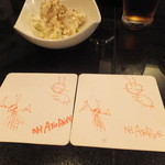 エヌエイチ　アスラン  - アスランのコースター手書きで可愛いです