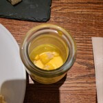MORETHAN TAPAS LOUNGE - カボチャとトウモロコシのプリン。上品な甘味とコクがありお勧めです