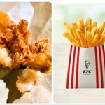 ケンタッキーフライドチキン - 料理写真:カーネルクランチポテト(右はメニュー写真)