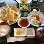 鮨・割烹 清瀧 - 刺身・天ぷら御膳