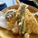 鮨・割烹 清瀧 - 種類豊富な サクサク天ぷら