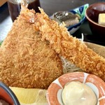 鮨・割烹 清瀧 - アジフライとエビフライがメインの和食御膳