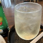 喫茶 千秀 - 梅のソーダ割りは特注