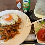 喫茶 千秀 - 料理写真:ナポリタン(ドリンク付) 1300円