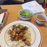 マロリーポークステーキ - 料理写真:マロリーライスセット