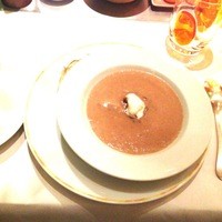 Benoit Alain Ducasse - 前菜の栗のスープ