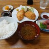 しいはし食堂 - 料理写真:アジフライとマグロぶつ定食1,400円です。なかなかよきビジュアルです