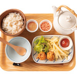 こめらく たっぷり野菜とお茶漬けと。 - 料理写真: