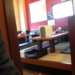 小上がりの座敷。