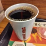 バーガーキング - ドリンク写真:アイスコーヒーM290円がクーポン使用で220円