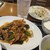 回頭 - 料理写真:●レバーの四川風炒め定食　1150円
          ●酎ハイ528円　●紹興酒1合　748円