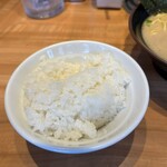 横浜家系ラーメン 中野家 - ライスは量がありました('26/07/13)