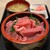 寿し秀 - 料理写真:まぐろ丼(1,800円)
          味噌汁付き