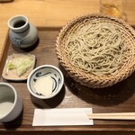 木鶏 - 上から◯もりそば¥1,000／もり170g