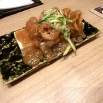 いけすと炭と薪焼と 博多 とりとりと - 若鶏と壱州とうふのよだれ風